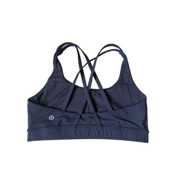 Lululemon Energy Sports Bra size 8 Black Athletic - Picture 3 of 4